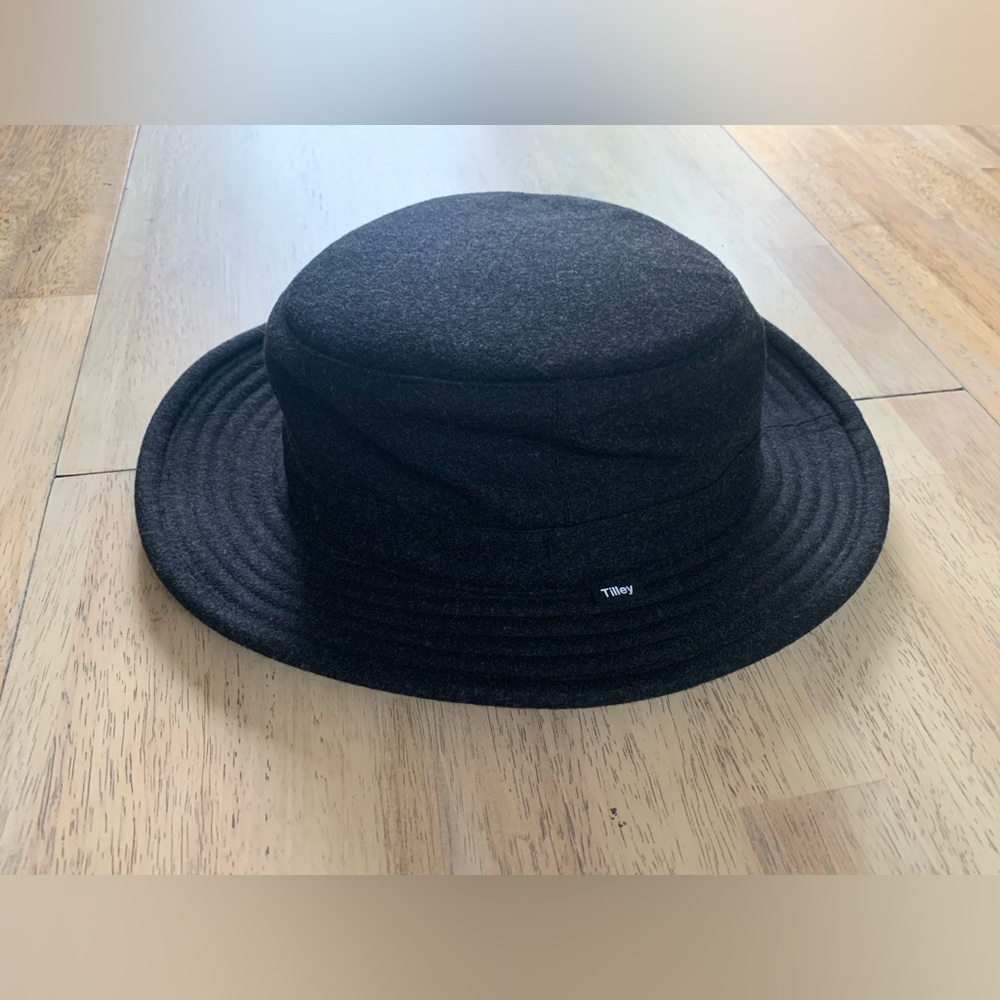 Tilley TTW2 Men’s Black Wool Bucket Hat szM